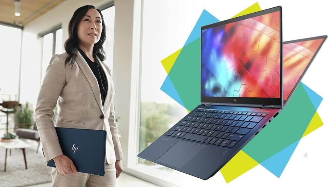 HP（ヒューレット・パッカード）のインスタグラム：「A laptop made from DVDs and plastic bottles? Why the biggest buzzword at CES 2020 might just be "sustainable". The HP Elite Dragonfly debuting at CES is the world’s first notebook containing ocean-bound plastic — over 82% of the laptop’s mechanical parts are made from recycled material. HP's soft accessories are also getting an eco-friendly makeover, with a variety of bags, totes, and protective sleeves made of single-use plastic water bottles ♻️ 💻. #CES #CES2020 #technews #sustainability #sustainableproducts #recycled #recycledbottles」