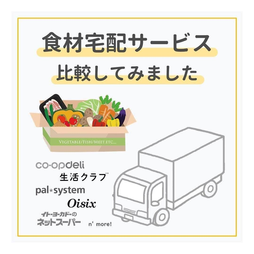 ママリさんのインスタグラム写真 - (ママリInstagram)「ネットスーパーお悩みの方に見てほしい🥕すごいわかりやすい…これは私も保存しなきゃだ…。 #ママリ ⠀﻿⁠⁠ . ⁠ ※家庭や個人によって異なるかと思いますので、参考にしてみてくださいね❤️ ⁠⠀ ⁠ ⁠.⠀⠀﻿⁠ ＝＝＝⠀⠀﻿⁠ ⁠. ⁠ ——————————————﻿ 食材宅配サービス比較しました📄﻿ ——————————————﻿﻿ ･･･が！わかりにくいですね〜﻿ ﻿ 字も細かすぎてすみません ;;﻿ 拡大してください‼︎ お手間おかけします‼︎﻿ ﻿ ﻿- - - - - - - - - - - - - - - - - - - - - ﻿ お肉はハナマサでまとめ買いし、﻿ 時短のため #作りかけ料理 です☺︎﻿ ﻿ ﻿- - - - - - - - - - - - - - - - - - - - - . ⁠ ＝＝＝⠀⠀﻿⁠ .⠀⠀﻿⁠ @aya.style__　さん、素敵な投稿ありがとうございました✨⠀⠀﻿⁠ .⠀⠀﻿⁠ .⠀⠀﻿⁠ ⁠⌒⌒⌒⌒⌒⌒⌒⌒⌒⌒⌒⌒⌒⌒⌒⌒*⁣⠀﻿⁠ みんなのおすすめアイテム教えて ​⠀﻿⁠ #ママリ口コミ大賞 ​⁣⠀﻿⁠ ⠀﻿⁠ ⁣新米ママの毎日は初めてのことだらけ！⁣⁣⠀﻿⁠ その1つが、買い物。 ⁣⁣⠀﻿⁠ ⁣⁣⠀﻿⁠ 「家族のために後悔しない選択をしたい…」 ⁣⁣⠀﻿⁠ ⁣⁣⠀﻿⁠ そんなママさんのために、⁣⁣⠀﻿⁠ ＼子育てで役立った！／ ⁣⁣⠀﻿⁠ ⁣⁣⠀﻿⁠ あなたのおすすめグッズ教えてください ​ ​ ⁣⁣⠀﻿⁠ ⠀﻿⁠ 【応募方法】⠀﻿⁠ #ママリ口コミ大賞 をつけて、⠀﻿⁠ アイテム・サービスの口コミを投稿！⠀﻿⁠ ⁣⁣⠀﻿⁠ (例)⠀﻿⁠ 「このママバッグは神だった」⁣⁣⠀﻿⁠ 「これで寝かしつけ助かった！」⠀﻿⁠ ⠀﻿⁠ あなたのおすすめ、お待ちしてます ​⠀﻿⁠ ⁣⠀⠀﻿⁠ * ⌒⌒⌒⌒⌒⌒⌒⌒⌒⌒⌒⌒⌒⌒⌒⌒*⁣⠀⠀⠀⁣⠀⠀﻿⁠ ⁣💫先輩ママに聞きたいことありませんか？💫⠀⠀⠀⠀⁣⠀⠀﻿⁠ .⠀⠀⠀⠀⠀⠀⁣⠀⠀﻿⁠ 「悪阻っていつまでつづくの？」⠀⠀⠀⠀⠀⠀⠀⁣⠀⠀﻿⁠ 「妊娠から出産までにかかる費用は？」⠀⠀⠀⠀⠀⠀⠀⁣⠀⠀﻿⁠ 「陣痛・出産エピソードを教えてほしい！」⠀⠀⠀⠀⠀⠀⠀⁣⠀⠀﻿⁠ .⠀⠀⠀⠀⠀⠀⁣⠀⠀﻿⁠ あなたの回答が、誰かの支えになる。⠀⠀⠀⠀⠀⠀⠀⁣⠀⠀﻿⁠ .⠀⠀⠀⠀⠀⠀⁣⠀⠀﻿⁠⠀⠀⠀⠀⠀⠀⠀⠀⠀⠀⠀⠀⁠ 👶🏻　💐　👶🏻　💐　👶🏻 💐　👶🏻 💐﻿⁠ ⁠ ⁠ #親バカ部#育児#成長記録#子育て#赤ちゃん⁠⠀⁠⠀⁠ #赤ちゃんのいる生活#赤ちゃんのいる暮らし#ママ⁠⠀⁠⠀⁠ #プレママ#妊婦#ぷんにー#出産#新生児#0歳#1歳#2歳#3歳⁠⠀⁠#育児#コープ#oisix#オイシックス#パルシステム#らでぃっしゅぼーや#コープデリ #生活クラブ#ネットスーパー」1月9日 10時04分 - mamari_official