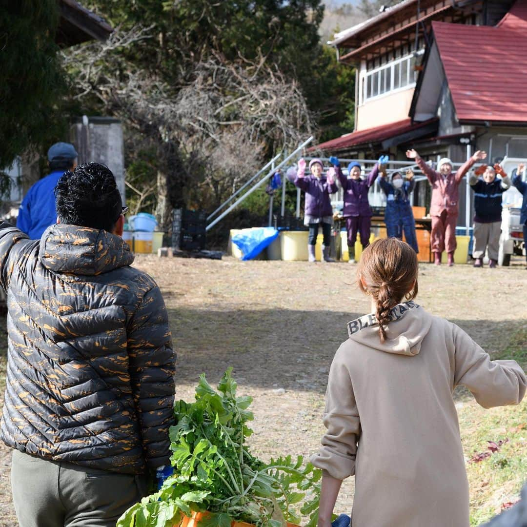 日本テレビ「満天☆青空レストラン」さんのインスタグラム写真 - (日本テレビ「満天☆青空レストラン」Instagram)「今週は、宮城県から﻿ へそ大根をご紹介します！﻿ ﻿ へそ大根とは？？一体！？﻿ 詳しくは﻿ 土曜日の放送を ぜひご覧下さい⭐️﻿ ﻿ #満天青空レストラン﻿ #青空レストラン ﻿ #青空 #青レス #満天 ﻿ #宮川大輔 ﻿ #大ちゃん ﻿ #うまい ﻿ #日テレ #日本テレビ﻿ #宮城県#丸森町﻿ #冬﻿ #ロケ ﻿ #畑﻿ #へそ大根﻿ #堀田茜」1月9日 13時12分 - aozora_official