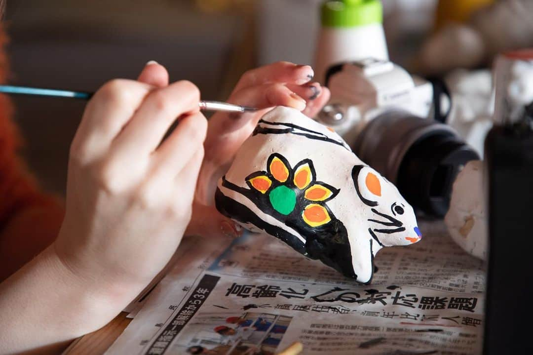 Rediscover Fukushimaさんのインスタグラム写真 - (Rediscover FukushimaInstagram)「I hope everyone is having a good 2020 so far! Since it’s now officially the year I the rat, here is a photo of “Olympic Rat”, who I painted at Dekoyashiki Craft District in Koriyama City」1月9日 16時03分 - rediscoverfukushima