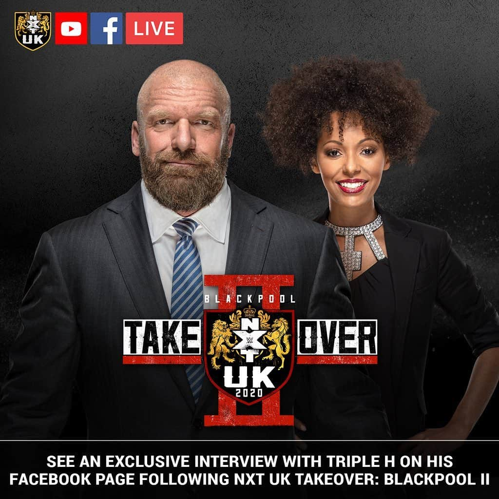 トリプルHさんのインスタグラム写真 - (トリプルHInstagram)「‪Immediately following #NXTUK’s return to Blackpool for #NXTUKTakeOver, go to my official Facebook (Facebook.com/TripleH) for an exclusive post-show interview. @WWEUK @aliciataylornxt」1月10日 2時18分 - tripleh