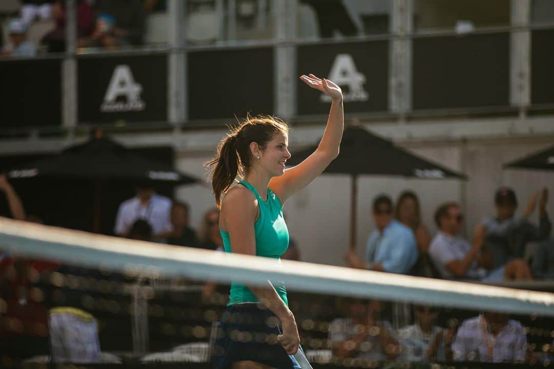 ユリア・ゲルゲスさんのインスタグラム写真 - (ユリア・ゲルゲスInstagram)「See you again tomorrow Auckland ❤️ #quarterfinal #teamjule @asbclassic」1月9日 19時37分 - julia.goerges