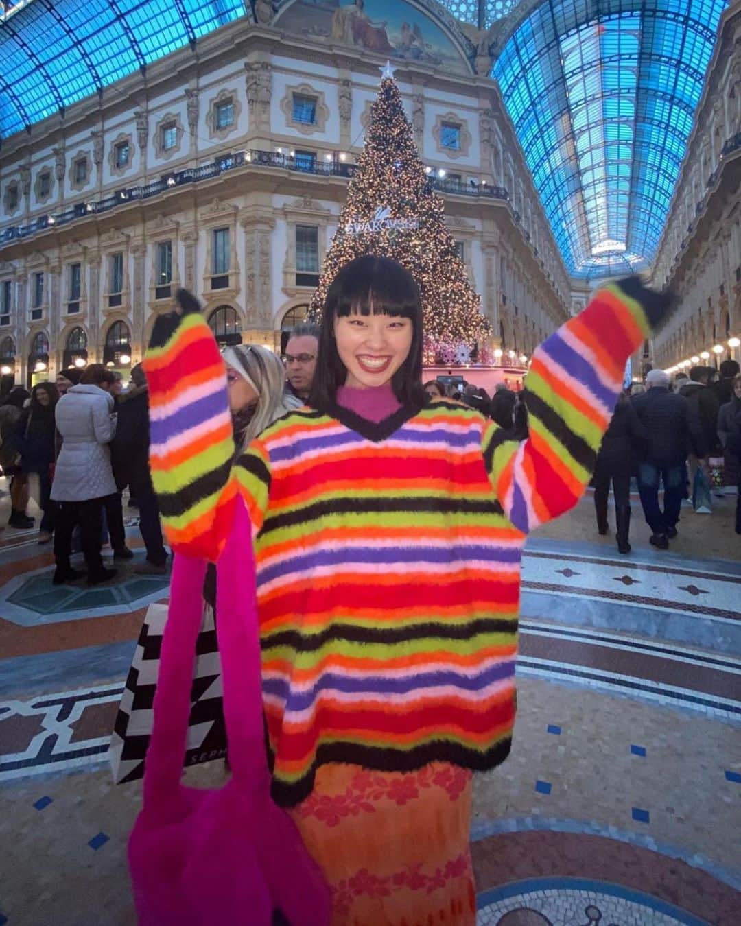 UNIFのインスタグラム：「ɞuɢ sweater + ғaye ɞaɢ ⌒*ﾟ @_ppprincesss ♥」