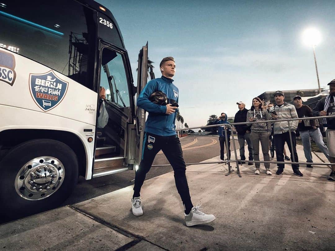 マキシミリアン・ミッテルシュタットのインスタグラム：「Guter Letzter Test im Trainingslager! 💯⚽️🇺🇸 #herthabsc#orlando#m17#preseason」