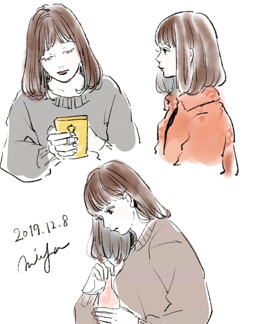 Miya ミヤマアユミ さんのインスタグラム写真 Miya ミヤマアユミ Instagram 表紙イラスト を描かせて頂きました きらめきのクリニック女子 中外医学社様出版 後藤のり子さん 永延梨沙さん著 刊行後すぐに増刷がかかる人気ぶりだそうです クリニックに興味