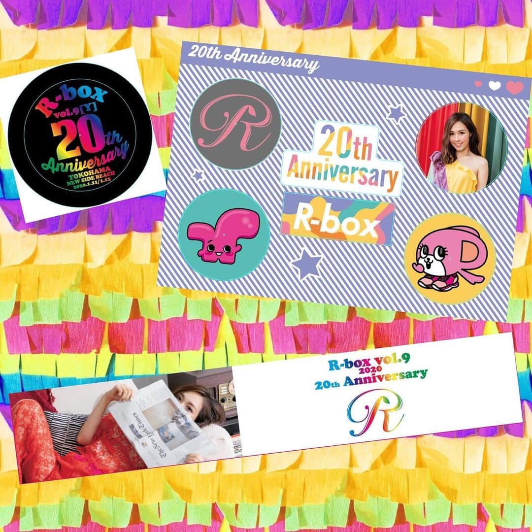 愛内里菜のインスタグラム：「いよいよ﻿ １１日、１２日は﻿ 2020年一発目となるライブです☺️🙌﻿ ﻿ NEWグッズの紹介🌈﻿ ﻿ 左上の黒いのが﻿ キーホルダー✨﻿ ﻿ 右上のストライプのが﻿ ステッカー✨﻿ あっ！ここで初お披露目となる方もいますが﻿ Rのマスコットキャラクターも生まれました😍😍﻿ 大文字のRと小文字のrを元にデザインしました🎵﻿ お名前大募集しまーす😊﻿ ﻿ 下がマフラータオル✨﻿ ぜひ会場でチェックしてください😌﻿ ﻿ 前物販タイムは﻿ ライブを見れない人も﻿ グッズ購入していただけます😌﻿ ﻿ ﻿ １１日は当日券あります！﻿ よろしくお願いします🙏😌🎵🎵🎵‼️﻿ ﻿ ペット博は１２日、１３日のみ﻿ 11時30分からトークショーします！﻿ その後1時間ほどボンボンコピーヌブースに居ます☺️🐶﻿ ﻿ ﻿ #愛内里菜 改め#R として #歌手 再始動﻿ #垣内りか #垣内倶楽部 #バンド #バンド名 ﻿ #ライブ大好き #ライブツアー #ライブバンド﻿ #ライブハウス #ライブ #一体化 #絆 #盛り上がりたい #会いたい﻿ #感謝 #リスタート #アニバーサリー#20周年﻿ ﻿」