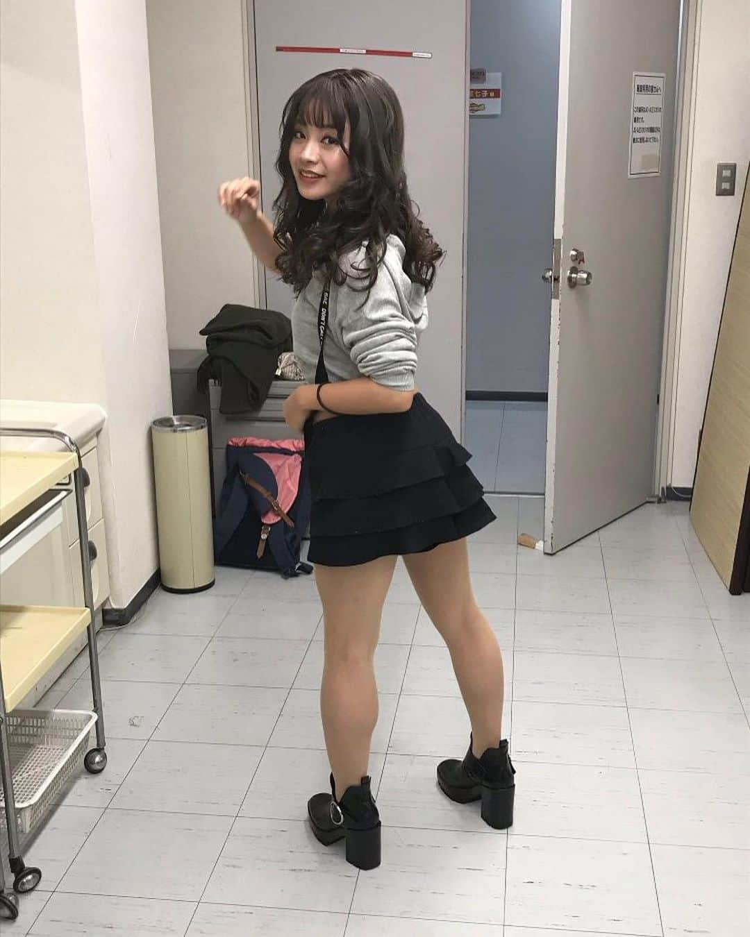 藤原亜紀乃さんのインスタグラム写真 - (藤原亜紀乃Instagram)「これは、マネージャーさんに 隠し撮りされたやつ笑 #盛れない #笑」1月10日 12時19分 - akitknn1023