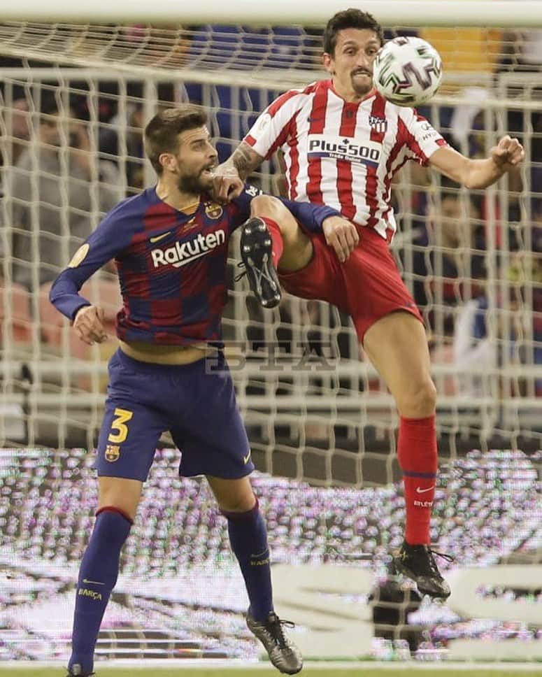 ステファン・サヴィッチのインスタグラム：「I am back! 💪🏻 great game from all the team! Ready for final!!! #atleticomadrid #supercopa」