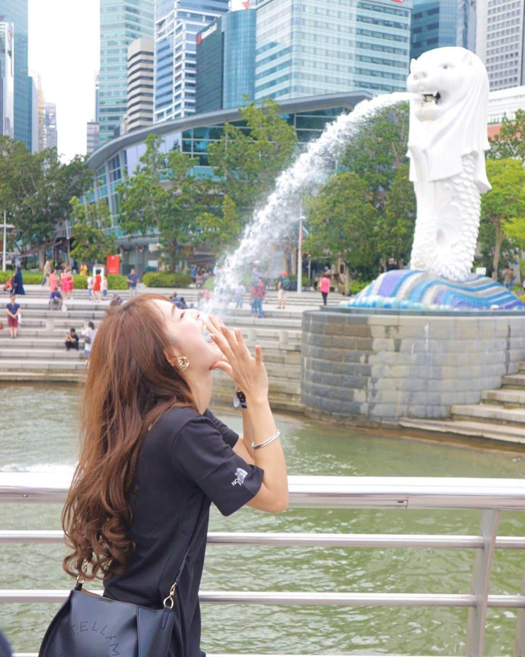 AIRIさんのインスタグラム写真 - (AIRIInstagram)「. 浮かれた写真👵🏻😂🦁⛲️ . 娘の幼稚園も始まり🏫 また一人ぼっちの平日がやってきた😭😭😭 やっと全部の写真をカメラから携帯に移行しました😅 . 季節感ゼロだし投稿するか迷ったけど、冬服飽きたしホテルから見えた年越しの瞬間が凄く綺麗だったので色々まとめてみました😊💓 至る所にXmasツリーも🎄✨ . 前半はプール行って、プール行って、動物園行って、お買い物して🚶🚶💭 後半は、また別で投稿出来たらと思います🙈 . 荷物やお洋服についてDM頂いたのですが私は子供達の荷物は数回分多めに、自分は往復は同じ服で、足りなかったら現地で買い足すようにしています😊 . . #旅行#家族旅行#思い出#シンガポール#🇸🇬#家族#家族写真#旅#リゾート」1月10日 7時21分 - n.airi_taito