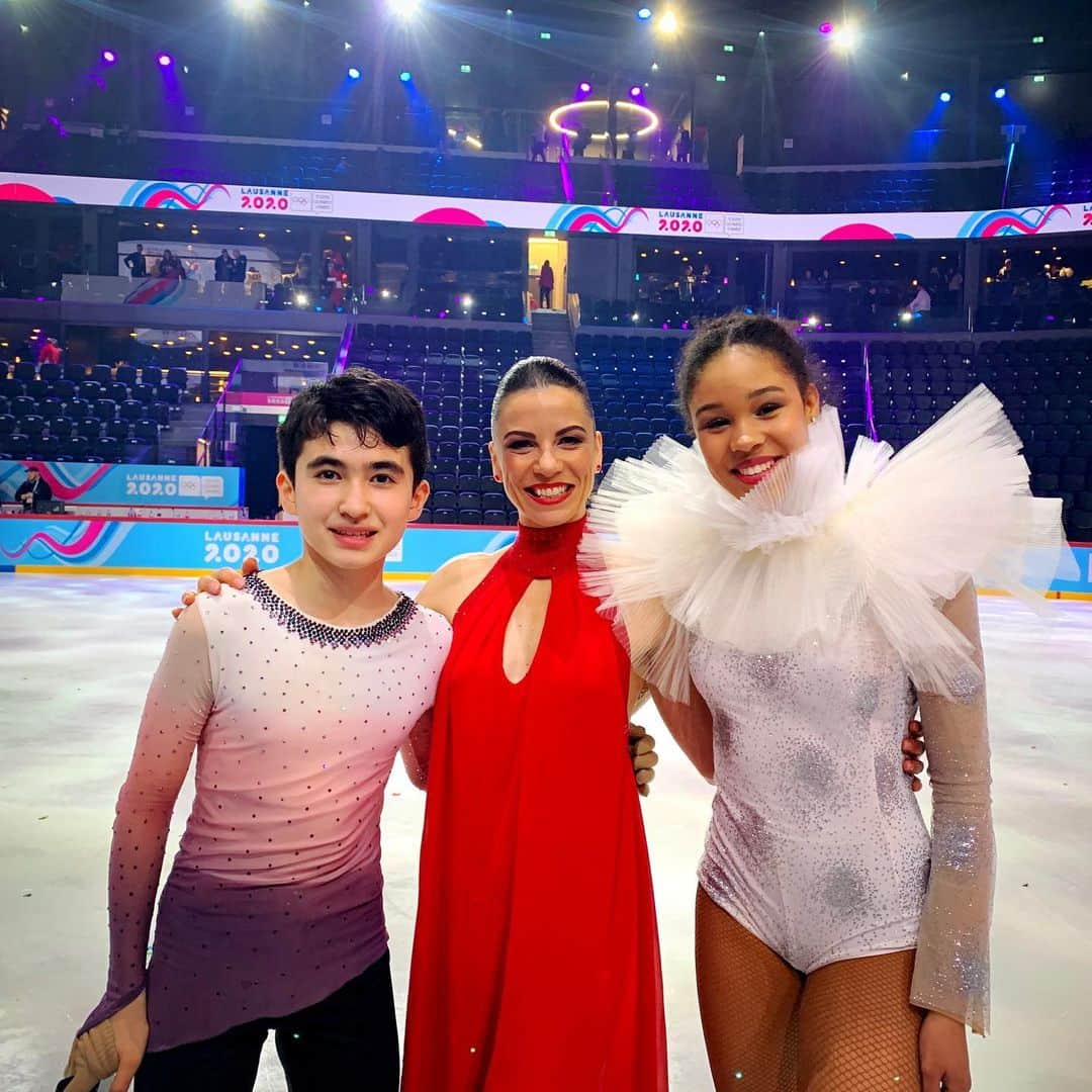 バレリー・イネルシさんのインスタグラム写真 - (バレリー・イネルシInstagram)「@valerie_inertie #youtholympics #lausanne🇨🇭 #futuregeneration #iceskater #iceskaters #switzerland ##behindscenes」1月10日 8時55分 - valerie_inertie