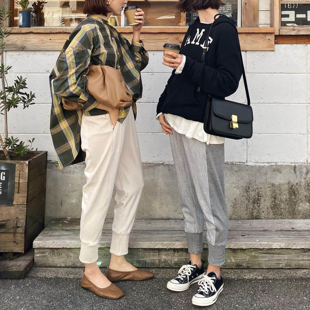 美生のインスタグラム：「#今日のリョコさん ﻿ ﻿ ﻿  このパンツ3色コンプリート決定🤎﻿ ﻿ ﻿ #donobanstaffsnap の﻿ タグやストーリーで﻿ スタッフコーデが見られますよっ♡♡♡﻿ ﻿」