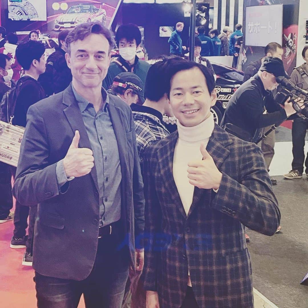 山本左近さんのインスタグラム写真 - (山本左近Instagram)「#東京オートサロン2020  国際モータージャーナリストのピーターライアンさんと取材です。」1月10日 10時11分 - sakon_yamamoto