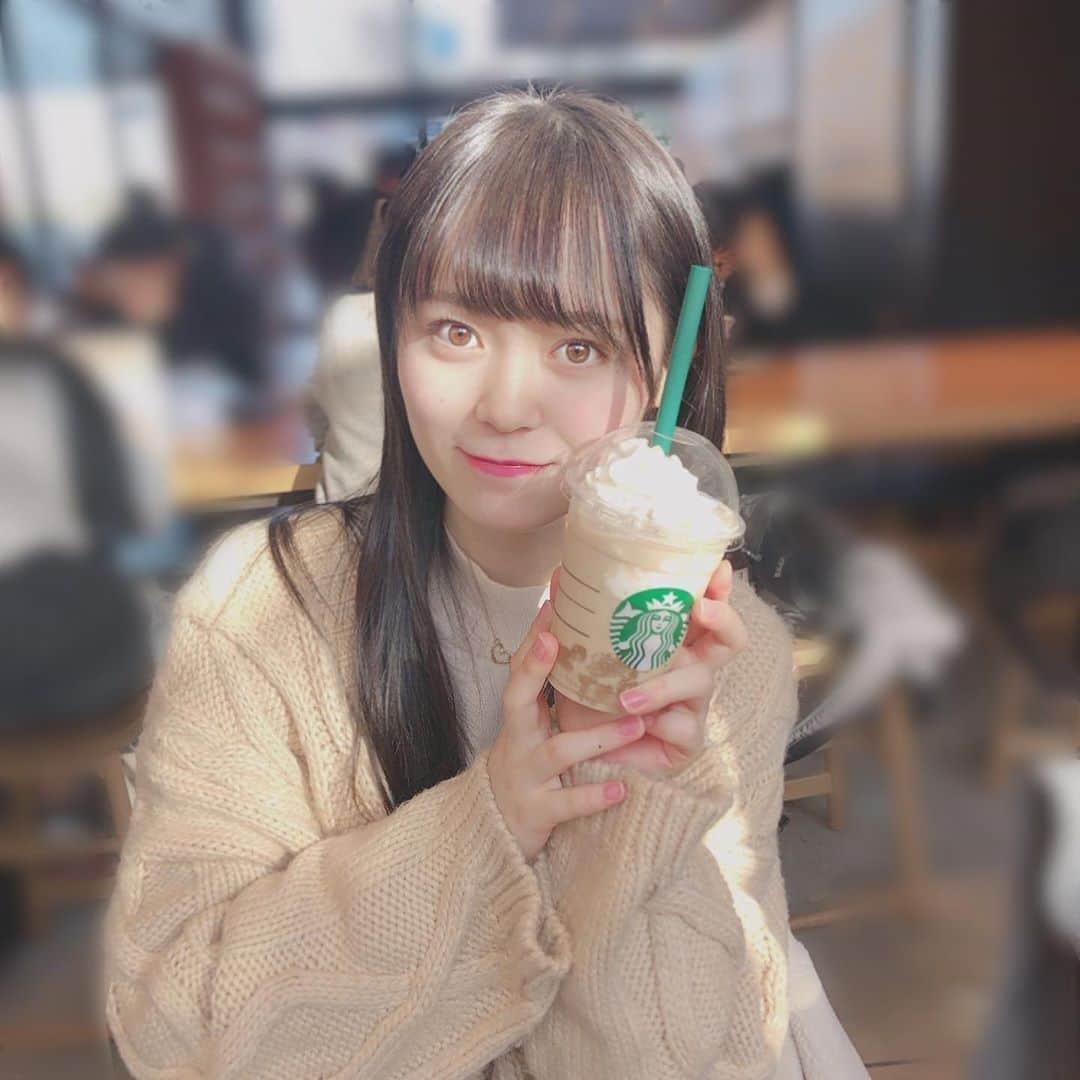 西川怜さんのインスタグラム写真 - (西川怜Instagram)「ほうじ茶フラペチーノわらび餅トッピング😋 . しあわせだった〜♡ 美味しすぎる🥺 . . . #スタバアレンジ#スタバ#ほうじ茶#ほうじ茶フラペチーノ」1月10日 21時10分 - rei_nishikawa_1025