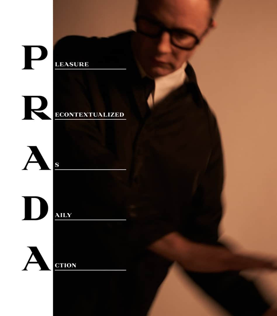 プラダさんのインスタグラム写真 - (プラダInstagram)「#PRADA or Pleasure Recontextualized As Daily Action #NicolasWindingRefn (@nwrefn) in the #PradaSS20 Men’s campaign. Discover more via link in bio. Photography @davidsimsofficial Creative Direction @ferdinandoverderi Stylist #OlivierRizzo #PradaAcronyms」1月10日 21時50分 - prada