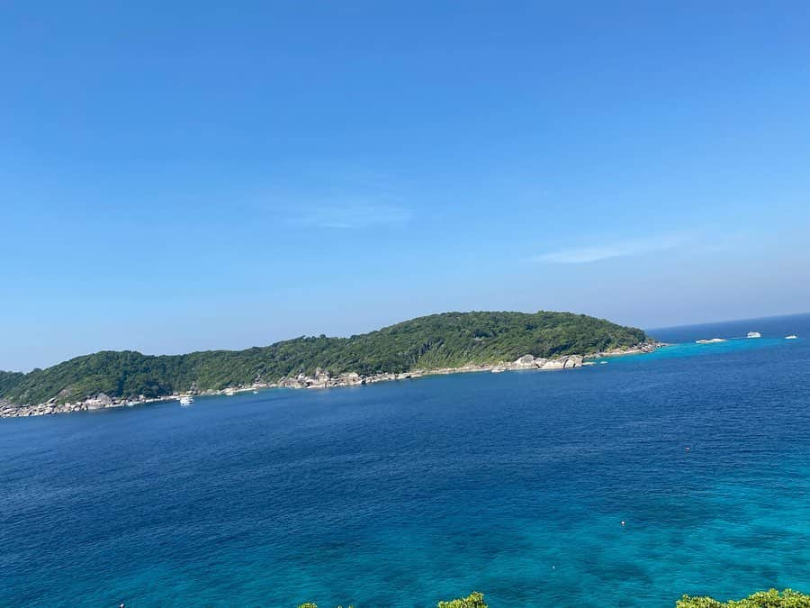 DJ Saya（さやまる）さんのインスタグラム写真 - (DJ Saya（さやまる）Instagram)「similan island 🏝  岩の上からの景色 ❤︎ 飛び込みたくなる〜🥺 死ぬけどな。 .  #タイ #タイ旅行 #シミラン諸島 #パンガン島 #phangan #phanganisland #thailand #thailandtravel #bikini #beach #similan #similanisland」1月10日 15時12分 - saya_312y