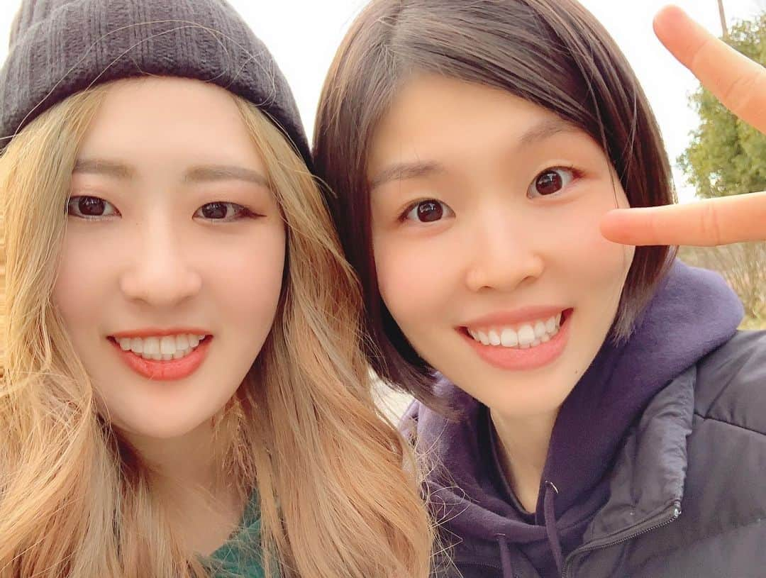 丸元美緒さんのインスタグラム写真 - (丸元美緒Instagram)「久しぶりに会えてやっぱりみんな面白すぎだと思った☺️💕 残りのリーグも頑張って💪( ¨̮💪) #DENSO #AIRYBEES #🐝」1月10日 19時54分 - bymiomato