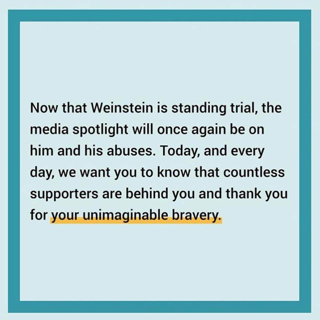 カーラ・ソウザさんのインスタグラム写真 - (カーラ・ソウザInstagram)「Dear #SilenceBreakers: because I know firsthand how hard it is to tell your truth, I want you to hear me loud and clear when I say: THANK YOU! If you too want to show support to survivors as the Harvey Weinstein trial gets underway, sign the letter of support via the link in my bio. #TIMESUPNOW」1月11日 2時08分 - karlasouza