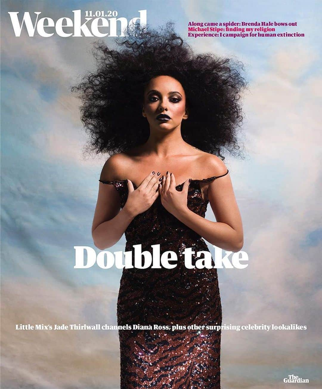 ジェイド・サールウォールさんのインスタグラム写真 - (ジェイド・サールウォールInstagram)「channeling my idol Diana Ross ✨thank you @guardianweekend for an amazing shoot and allowing me to grace the cover 🖤 - 📸 @pal_hansen」1月11日 3時18分 - jadethirlwall