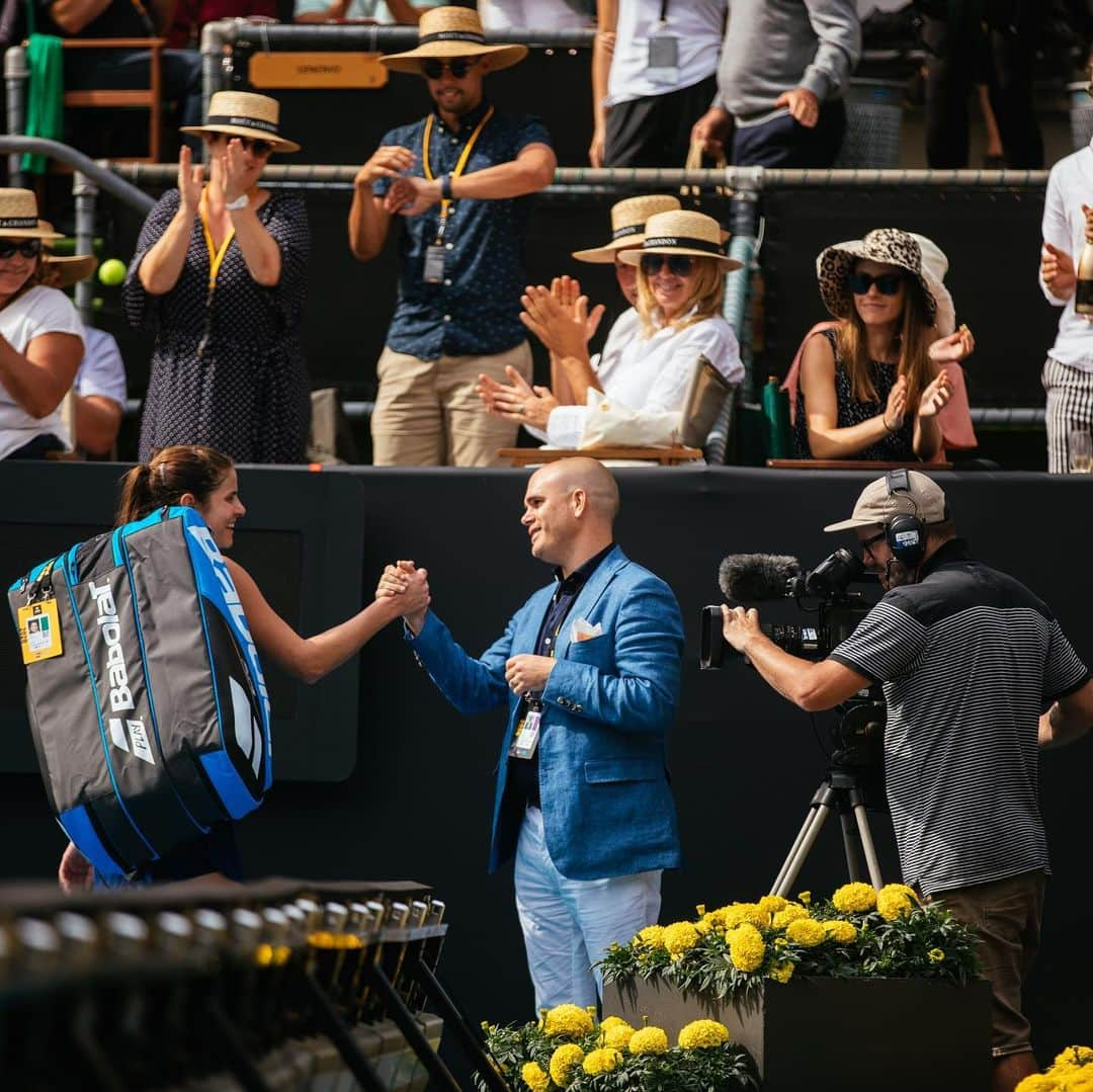 ユリア・ゲルゲスさんのインスタグラム写真 - (ユリア・ゲルゲスInstagram)「Thanks for all the love Auckland ❤️ I will be back... #TeamJule @asbclassic #specialplace」1月11日 4時49分 - julia.goerges