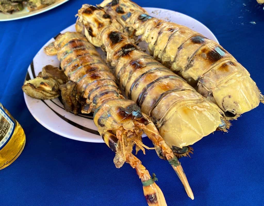須藤元気さんのインスタグラム写真 - (須藤元気Instagram)「昼ごはんで食べたフィリピンのしゃこ。日本のしゃこの5倍以上大きいです。」1月11日 15時15分 - sudogenki