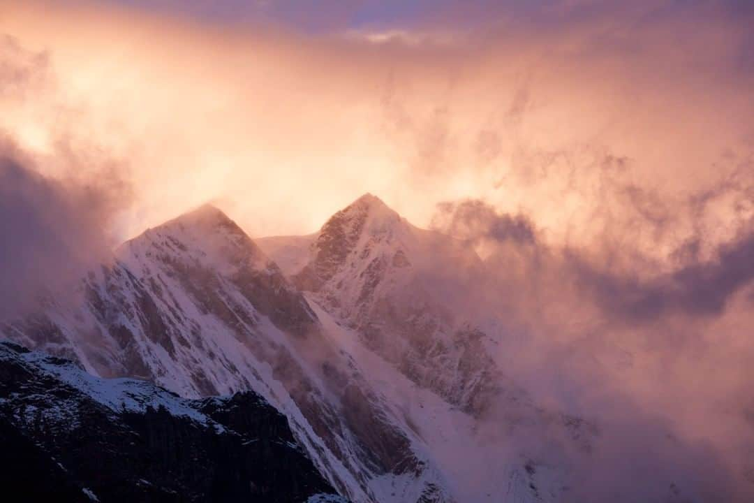 National Geographic Travelさんのインスタグラム写真 - (National Geographic TravelInstagram)「Photo by @emilypolar | Clouds circle a lower section of Annapurna I in the Himalaya of Nepal. October tends to be the clearest month to trek in the fall, but then you miss the beautiful rain and clouds of the tail end of monsoon season in August. I live for these clouds and weather patterns, as long as I'm not climbing the mountain!  To see more of Nepal and beyond follow me @emilypolar #Nepal #Himalaya #Annapurna」1月11日 10時04分 - natgeotravel