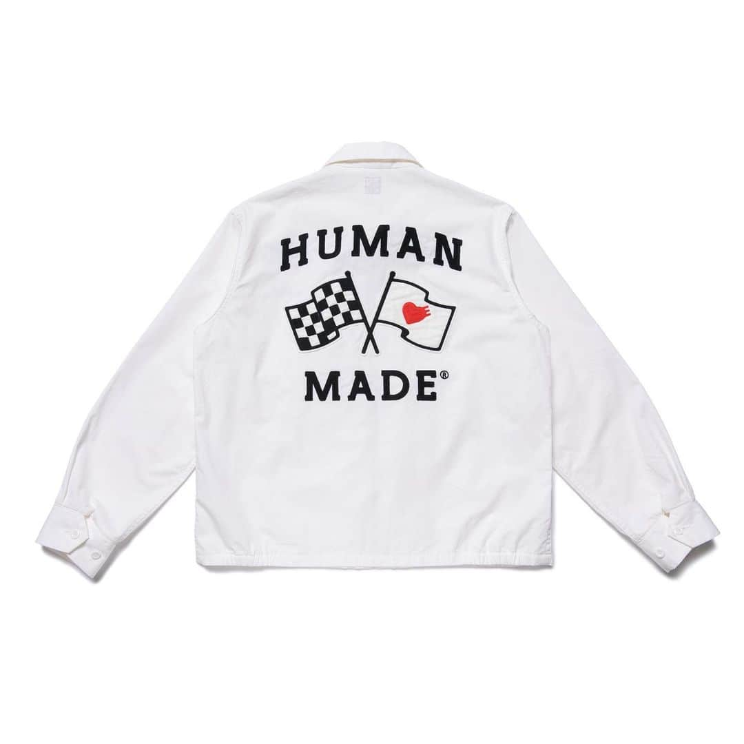 HUMAN MADEさんのインスタグラム写真 - (HUMAN MADEInstagram)「"DRIZZLER JACKET" now available in store and online. www.humanmade.jp  フロントにポケットを配したドリズラージャケットです。胸元のチェーン刺繍や背面のアップリケ刺繍が特徴です。 Drizzler jacket with front pocket with embroidery and applique graphic.」1月11日 11時04分 - humanmade