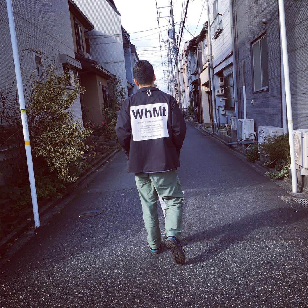 Thenatures Nollyさんのインスタグラム写真 - (Thenatures NollyInstagram)「1.11【SALE ITEM】 LAST ONE ITEM !! White Mountaineering/WhMt PRINTED COACH JACKET (40%OFF) . @nollyandthenatures . #tottori#鳥取県#鳥取市#川端 . #WhiteMountaineering . SHOES-#DESCENDANT」1月11日 13時09分 - nollyandthenatures