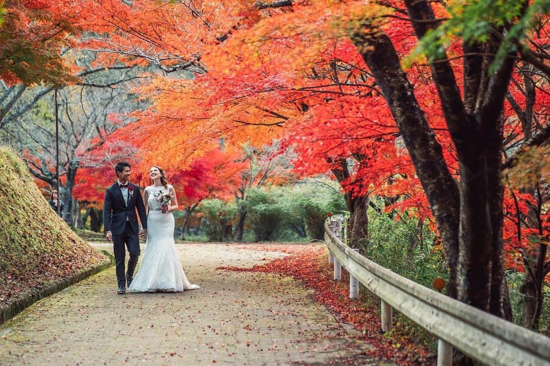 のインスタグラム：「Autumn season in Miyama, Kyoto. coordinated by @beyondweddings.japan  #kyotophotographer  #tokyophotographer  #japanphotographer  #japan  #japantravel  #traveljapan  #kyoto  #kyototravel  #travelkyoto #tokyo  #tokyotravel  #traveltokyo #beautifuldestinations  #earth #earthpics  #sonyalpha」