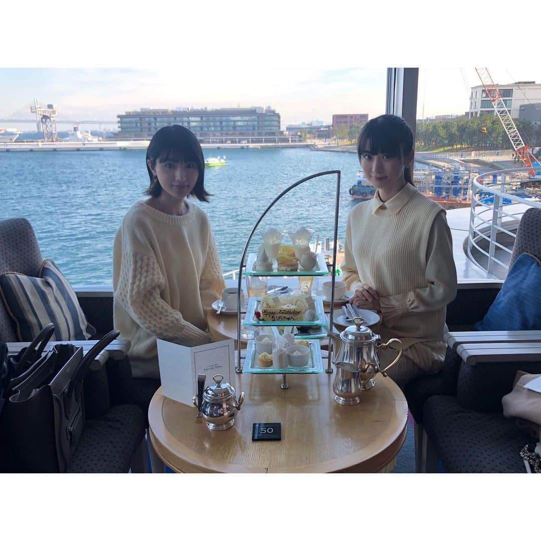 繭さんのインスタグラム写真 - (繭Instagram)「ㅤㅤㅤ ㅤㅤㅤ 昨日は1日 @ichihashi_naoho とデートでした☺️❤️ お誕生日お祝いさせてもらったよ🎂 ㅤㅤㅤ 車で横浜までドライブして、 真っ白なアフタヌーンティー食べて、 万葉倶楽部で岩盤浴と温泉入って、 都内戻ってきてずっと行きたかったレストランでディナー🥂 私のスケジュールの組み方が下手くそで、 お化粧落とさせたり直させたりしちゃった😂 ㅤㅤㅤ なおちゃんと毎年カップルみたいにお祝いしあいっこしてて🥺 なおちゃんがいてくれたら彼氏いらないなぁって思います🙏🏻笑 ㅤㅤㅤ いつもありがとう、だいすき❤️ ㅤㅤㅤ #ヨコハマグランドインターコンチネンタルホテル #Afternoontea #followme #followmejp #followjp」1月11日 17時09分 - mayumayu1008