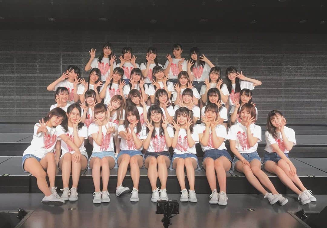 西潟茉莉奈のインスタグラム：「. . NGT48劇場4周年記念公演！ ありがとうございました🥰 . . #ngt48」