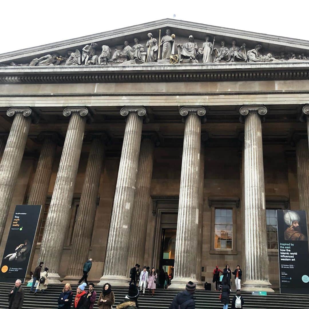坂崎ユカのインスタグラム：「大英博物館🇬🇧」