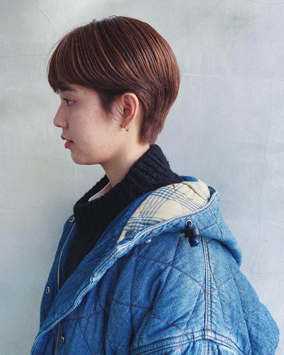 野口和弘のインスタグラム：「マッシュショート。 . #ciecanoguchi  #cieca. #お客様ヘア」