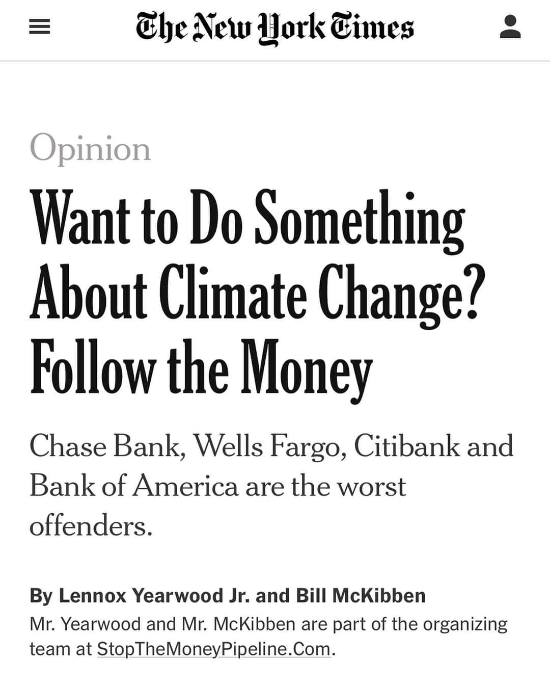 キャメロン・ラッセルさんのインスタグラム写真 - (キャメロン・ラッセルInstagram)「Want to do something about climate change? A relatively easy action you can take is breaking up with your bank if they fund fossil fuel! (And join a climate conscious bank like @amalgamated_bank or others like those listed here: https://www.nerdwallet.com/blog/banking/socially-responsible-banks/) Also, sign up at https://www.stopthemoneypipeline.com/ to join the movement. LINK IN BIO ...and if you do please share your story with me so I can share it too !!!」1月12日 9時13分 - cameronrussell