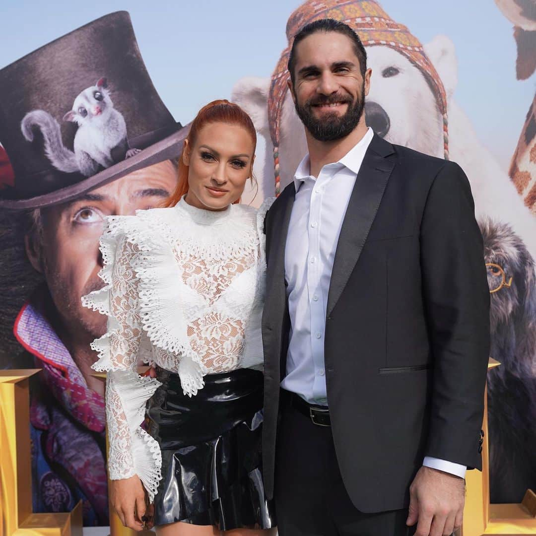 WWEさんのインスタグラム写真 - (WWEInstagram)「Legends only at the #DolittleMovie red carpet premiere. 👑 @johncena @beckylynchwwe @wwerollins」1月12日 9時41分 - wwe