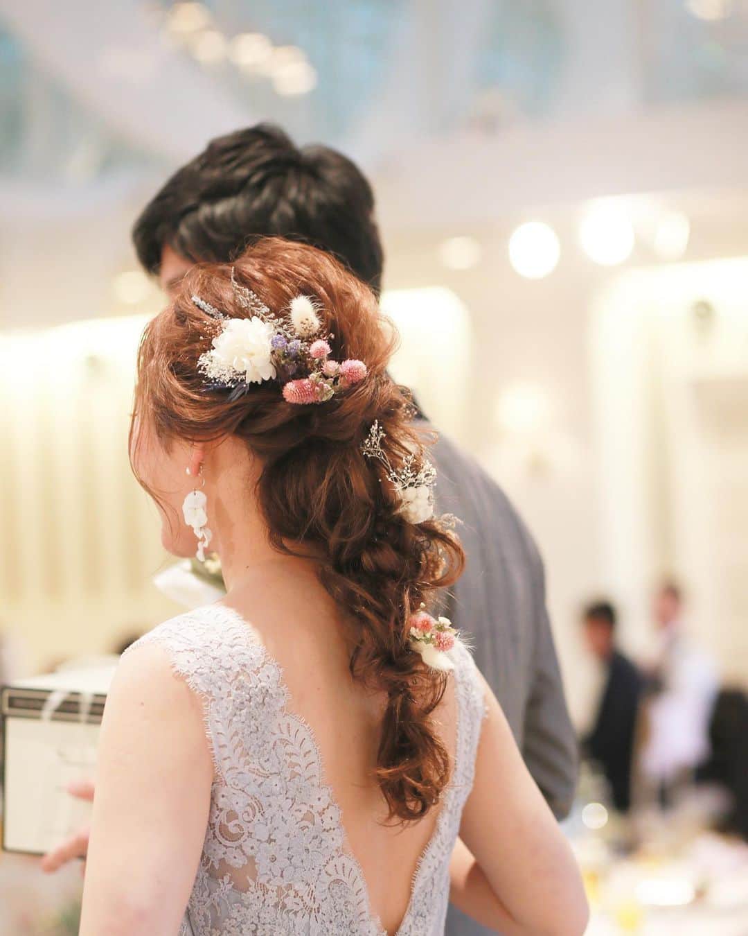 北野クラブ ソラさんのインスタグラム写真 北野クラブ ソラinstagram Wedding Hair ゆるふわポニー ドライフラワーポイントに Wedding Weddingphoto Weddinghair ウェディングヘア 花嫁ヘアスタイル 1月12日 19時56分 Kitanoclubsola