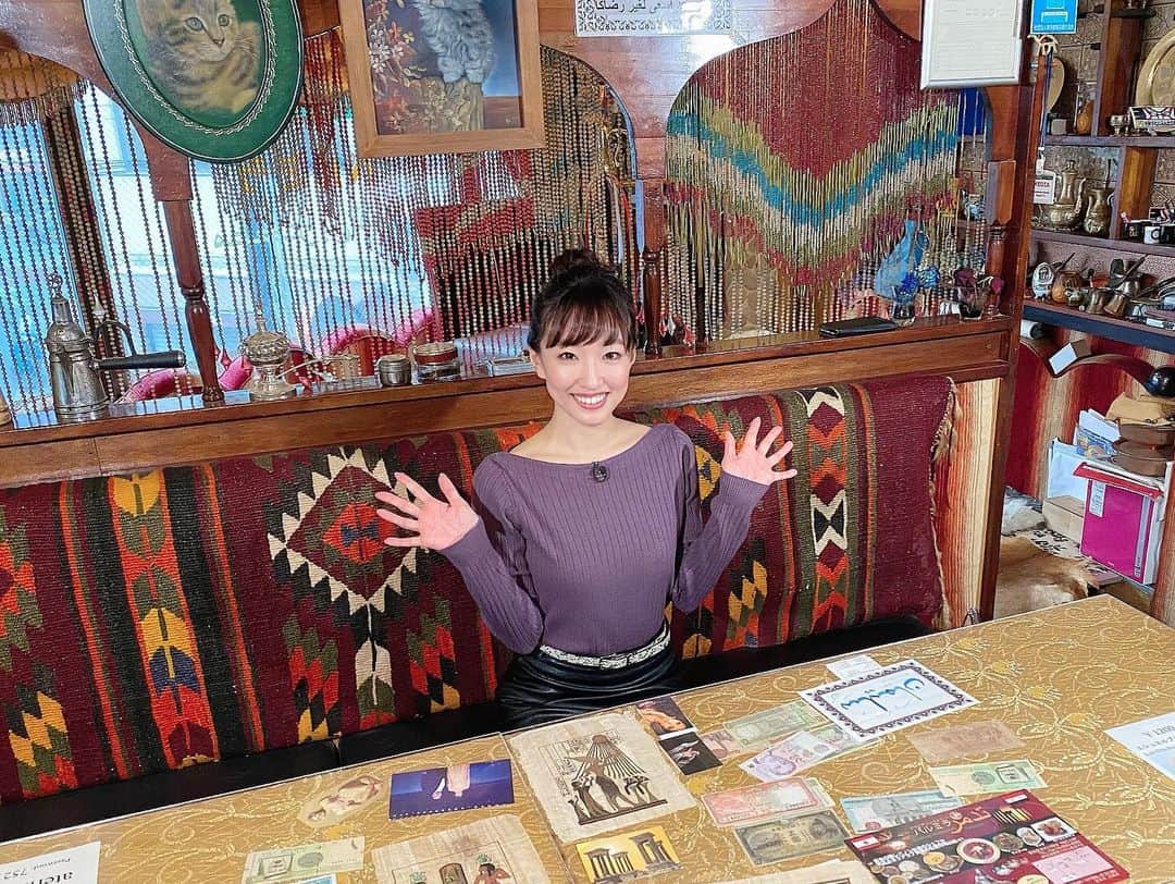 藤田舞美さんのインスタグラム写真 - (藤田舞美Instagram)「❁︎ TBS「アッコにおまかせ！」今回はゴーンさんが通っていたという焼き鳥屋さんとレバノン料理屋さんにロケに行ってきました！ レバノン料理は初めて食べましたが、タッブーレというパセリのサラダと〜っても美味しかったです🥰💕また食べたい😍 * #tbs #アッコにおまかせ #アシスタント #三田 #田町 #串若 #焼き鳥 #池袋 #パルミラ #アラビアンレストラン #レバノン料理 #タッブーレ」1月12日 19時57分 - maimifujita