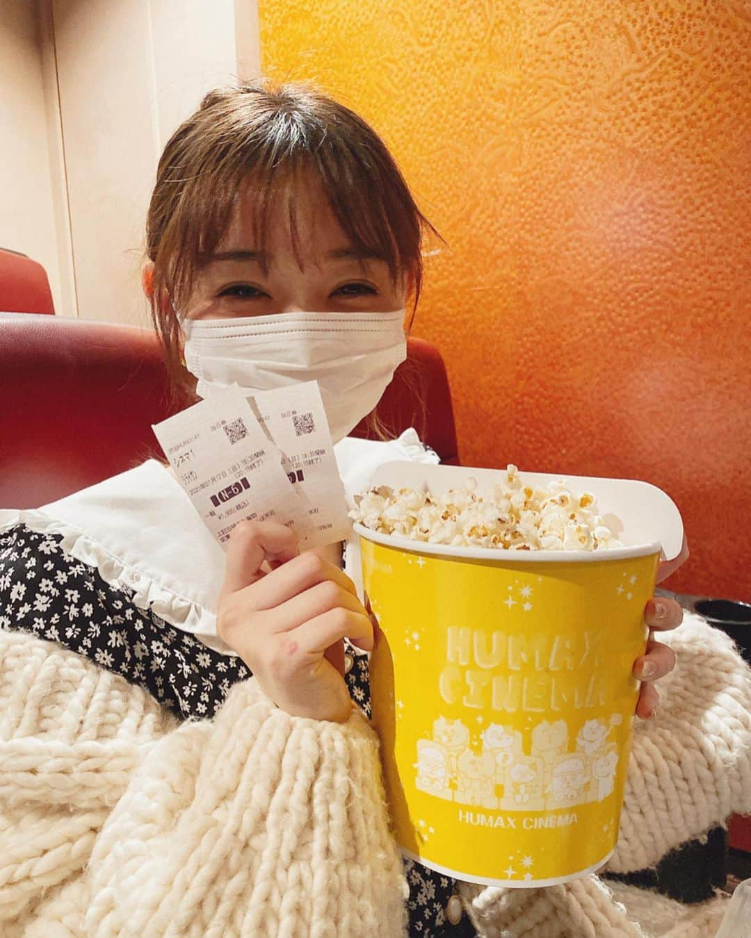 江野沢愛美さんのインスタグラム写真 - (江野沢愛美Instagram)「今日は映画見てきた！！！ 何を観たでしょうか？👁🔔」1月12日 20時29分 - enosawa_manami