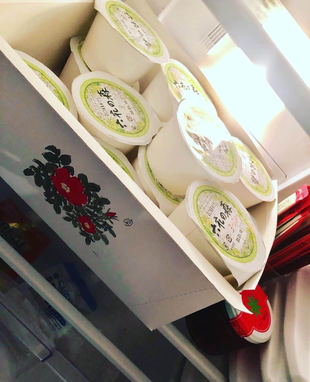 Mayu Ogawaさんのインスタグラム写真 - (Mayu OgawaInstagram)「お正月太りはビフィズス菌で退治！﻿ #腸内活性﻿ ﻿ こんなに美味しいヨーグルト食べたことない！﻿ ウワサ以上❣️﻿ ﻿ 沢山ありがとう😊💗﻿ ﻿ #六花亭 #六花の森ヨーグルト﻿ #もはやレアチーズ #美味しすぎる﻿ #ヘルシー #ビューティ﻿ #冷蔵庫喜び中﻿ #正月太り解消﻿ #ありがとう﻿ #mdanail #mdamayu﻿ #銀座ネイルサロン﻿ ﻿」1月12日 12時06分 - m_d_a
