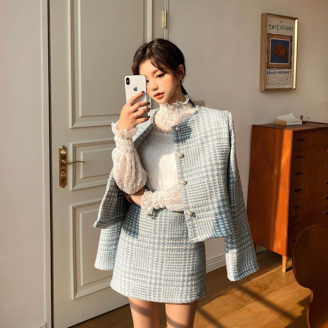 Chuuのインスタグラム：「러블리하게 입는 셋업💕💕 #chuuseoul」