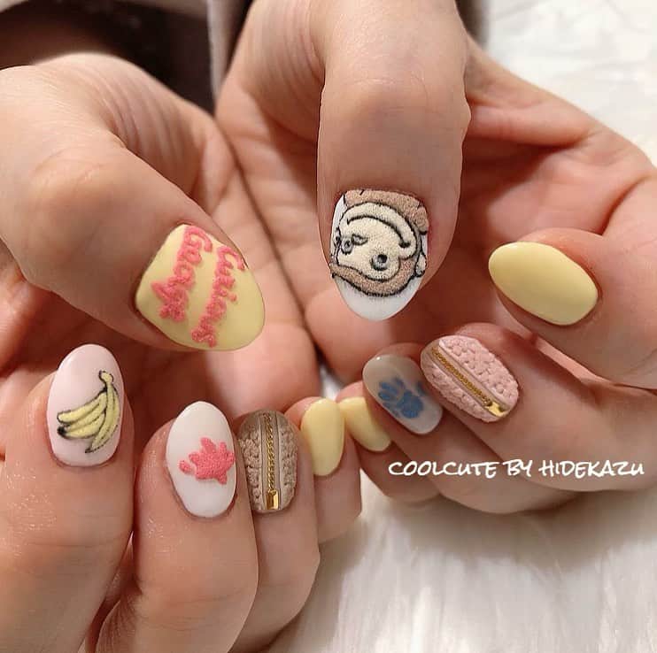 Hidekazu さんのインスタグラム写真 Hidekazu Instagram ボアアートキャラシリーズ おさるのジョージ ジップアップボアと合わせたデザイン ボアアートセミナー ネット検索 Bgアカデミー より受付中 名古屋開催もいよいよ来週より受付