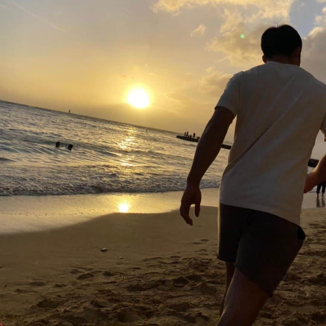 丸山城志郎さんのインスタグラム写真 - (丸山城志郎Instagram)「🌅#sunset #ハワイ合宿#柔道#judo#waikiki」1月12日 19時04分 - joshiromaruyama