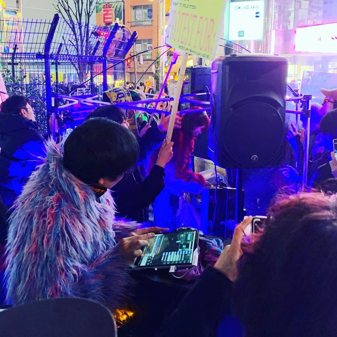 飯田和敏のインスタグラム：「#新宿占拠0112」