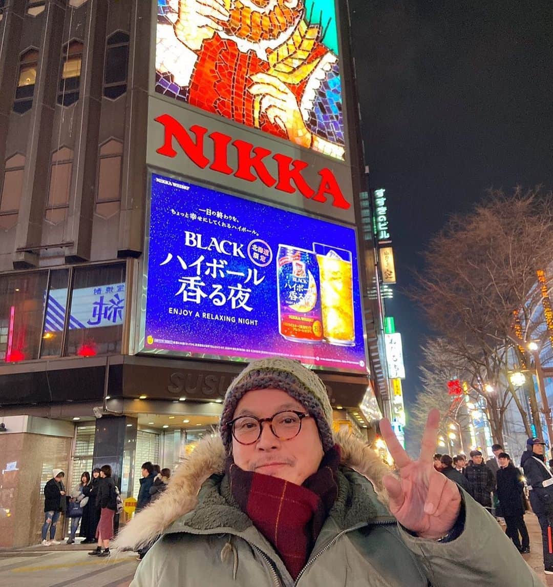 江口寿史のインスタグラム：「札幌の皆さんサンキュー。 おやすみなさい。」