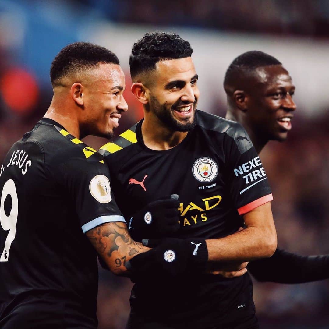 リヤド・マフレズのインスタグラム：「Today was a good day 🖤💙 @dejesusoficial @benmendy23 #alhamdulillah」
