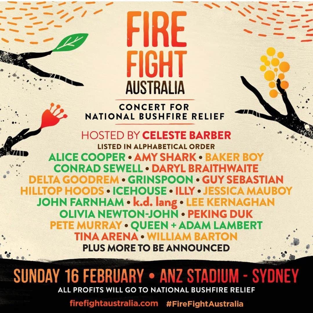 セレステ・バーバーのインスタグラム：「Did someone order a hostess?!? I’m so pumped to be hosting this event to raise money for national bushfire relief.  I’ve already started stretching.  Tickets go on sale TODAY at 12noon AEDT. Link in my stories.  www.firefightaustralia.com  #FireFightAustralia」