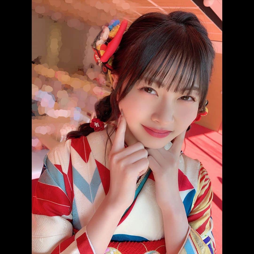 松岡はなのインスタグラム：「成人式でしたっ😌💐✨」