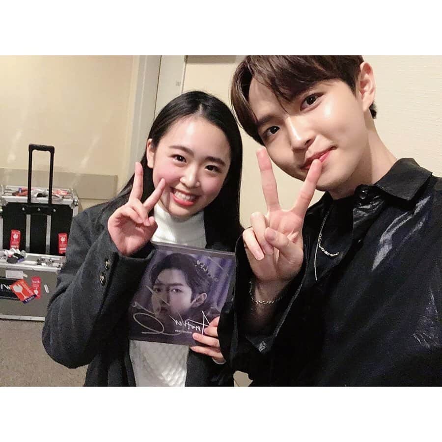 青木祐奈のインスタグラム：「. . 20.01.12 KIM JAEHWAN NEW YEAR FAN CONCERT -MOMENT 2020- . 東京公演に続き、大阪公演も見に行きました🙌🏻 WANNA ONEの時から好きで憧れていたジェファン君にお会いすることが出来て、本当に本当に嬉しかったです😭❤️ . 일본에 와서 멋진 무대를 보여 주셔서 감사합니다😊 앞으로도 응원하고 있습니다!! . 진서오빠 정말 고맙습니다🥰 또 만납시다!! . .」