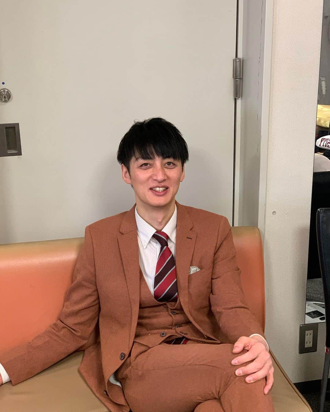 池田真一のインスタグラム：「楽屋に尾道のお坊っちゃんおった。」