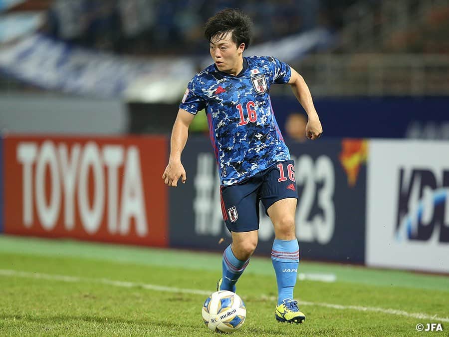 のインスタグラム：「📸Match photos③｜U-23日本代表、シリアに敗れグループステージ敗退 ・ 🏆AFC U-23選手権タイ2020 グループステージ第2戦 U-23日本代表 1-2 U-23シリア代表 ⚽30分 #相馬勇紀 ・ ――― 🏆AFC U-23選手権タイ2020（1/8～26） 1/9 1-2 U-23サウジアラビア🇸🇦 1/12 1-2 🆚U-23シリア🇸🇾 1/15 22:15 🆚U-23カタール🇶🇦 📺テレビ朝日系列/NHK BS1 👉大会情報はJFA.jpへ #daihyo #U23日本代表 #AFCU23 ―――」