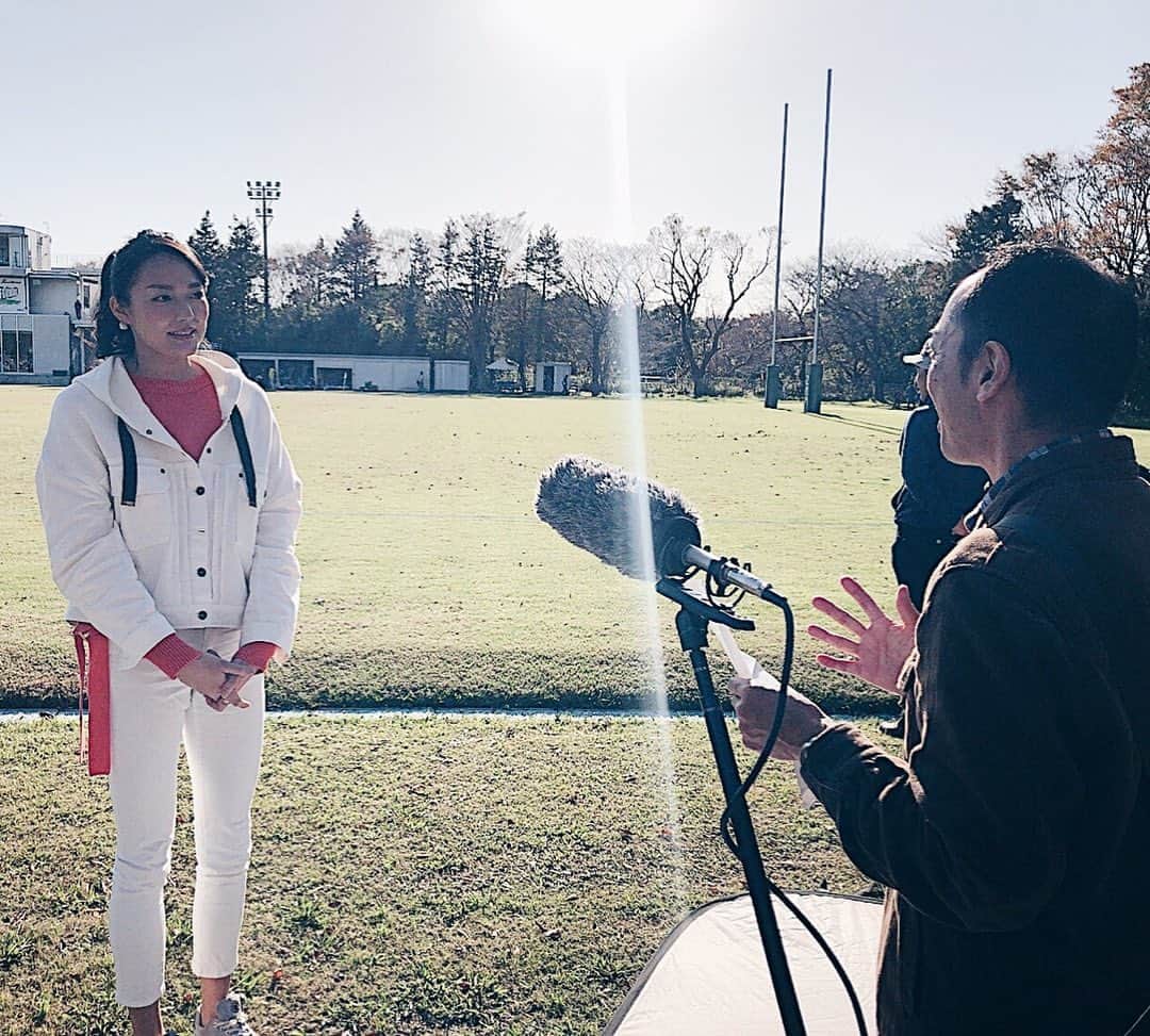 結子さんのインスタグラム写真 - (結子Instagram)「昨日[1/12]オンエアされた #1Hセンス　で訪問チームの正解はNECグリーンロケッツ( @nec_gr_official ) さんでした🏉 チーム、選手の皆様ありがとうございました。 トップリーグも開幕し、これからも楽しみです😁みんなで応援しよう📣‼︎ . TV recording with NEC green rockets. Thank you🙏 . 👕 @aula_official @aulaaila_official  #tv#fujitv#rugby#topleage  #フジテレビ#ロケ#結子#ラグビー#トップリーグ」1月13日 9時55分 - yuiko_yyy